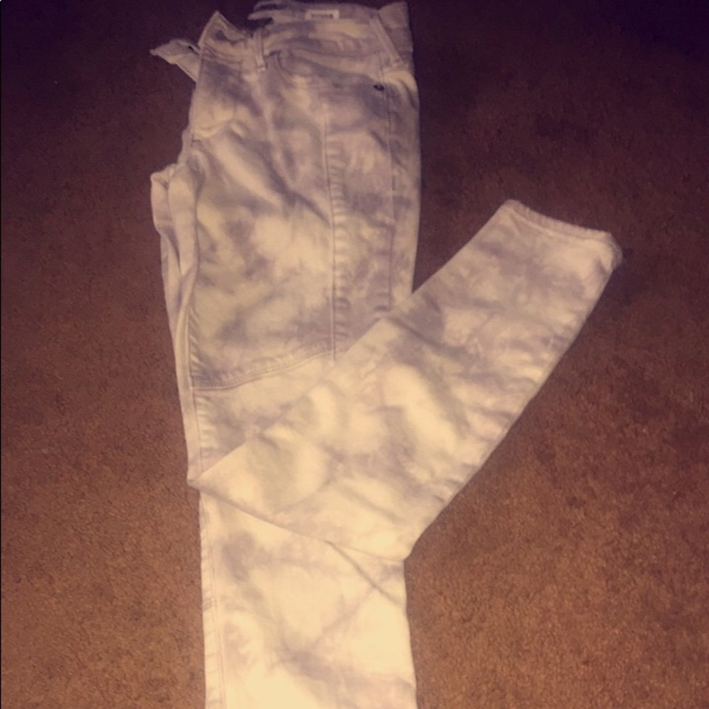 Grey washed tru religion jeans